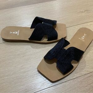 V&M Black Women's Sandals